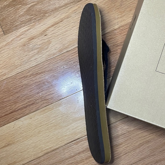 Reef Salty Air Flip Flops Black Woven Straps with Glitter. Womens size 8 - Picture 9 of 9